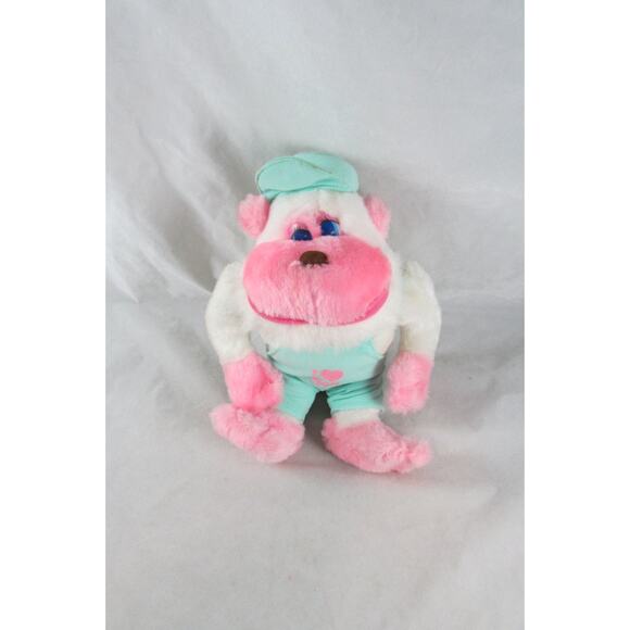 Pink Plush Gorilla in I Love You Outfit Stuffed Animal Romance Valentine Gift - Picture 6 of 6